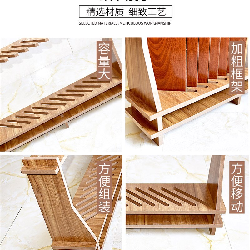 速发落地式木地板木纹砖线条瓷砖展示架大容量踢脚线石膏线样品架