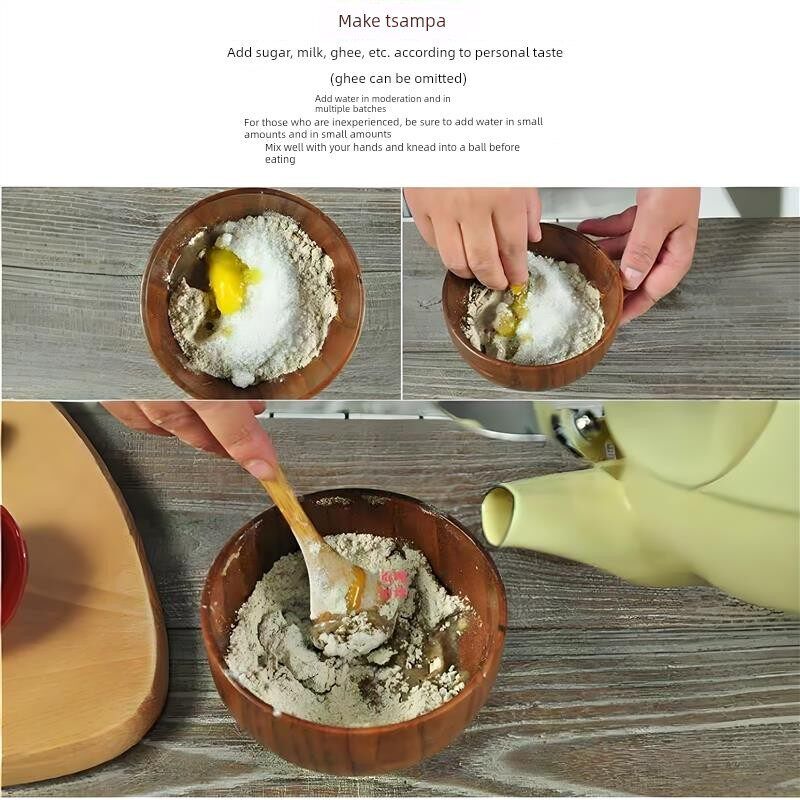 速发高原细糌粑黑青稞粉炒面熟粉即食早餐粗粮代餐朵玛非西藏青海