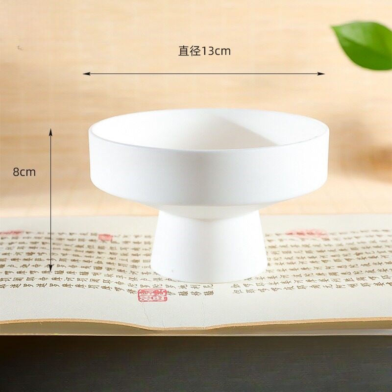 速发佛手柑摆件客厅摆放摆盘香橼托盘器皿观赏简约托盆容器陶瓷花