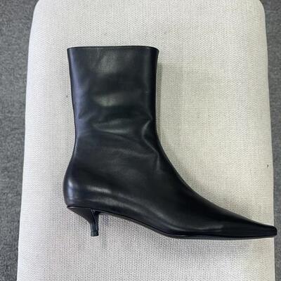 STELLALUNA韩版低跟短靴中筒