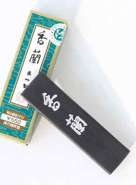 速发日本吴竹香蘭墨块香兰1.0丁型研墨墨条油烟墨锭墨汁小楷抄经