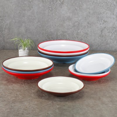 速发密胺盘子仿瓷餐具菜色酒店餐厅盘子深冷塑料盖浇饭盘子盘特盘