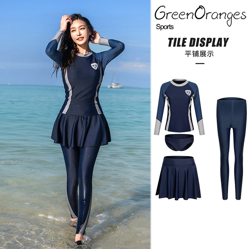 速发潜水服大防分码长袖长裤体晒冲浪服速干水母服2025新款泳装