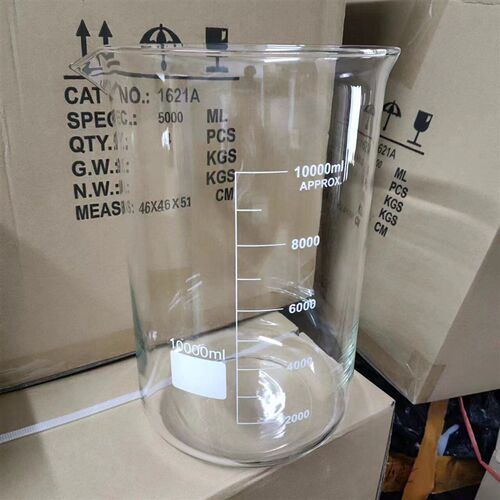 速发10L20L玻璃烧杯1000020000 bker刻度杯大杯