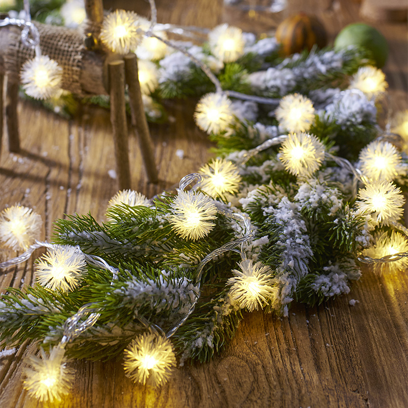 速发圣诞节装饰品圣满树布置小彩灯闪灯串灯诞天星卧室房间布置小