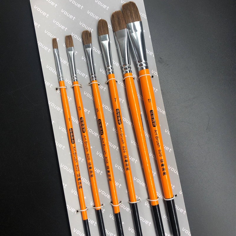 速发家具维修材料6件套毛笔狼毫调色补漆小工具