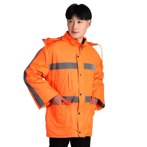 速发佳护 环卫工棉服公路清洁园林绿化保洁棉大衣防寒劳保服棉袄