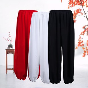 子水裤 戏生旦角武生练功裤 男打底剧灯笼 松紧腰京越裤 速发老曲彩裤