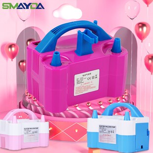 速发气球打气泵电动打气筒气球机自婚充气泵吹气球机动庆打