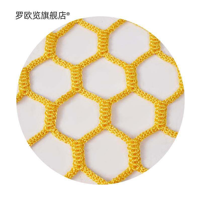 速发彩色无结网 防护网尼龙绳网防坠网围网篮球场围网足球场围网