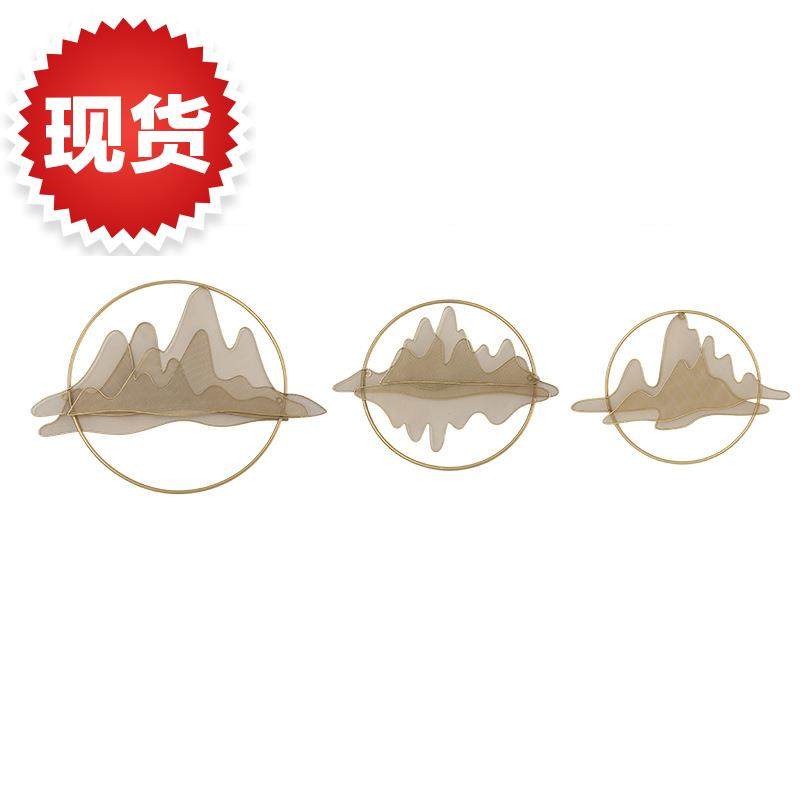 速发新中式铁艺立体壁饰 客厅餐厅背景墙面装饰挂件 墙上装饰假h