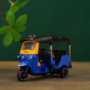 速发迷你合金泰国三间车模型摆件男孩子儿童轮房装 饰品摆件复古风