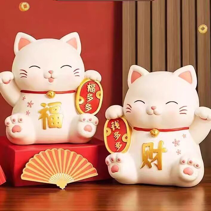 速发网红招财猫存钱罐2025年新款少儿男女孩可进可出大容量储蓄零