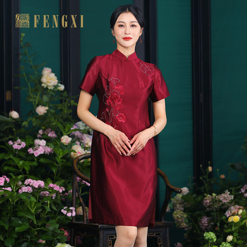 凤禧春秋喜妈妈婚庆喜婆婆旗袍
