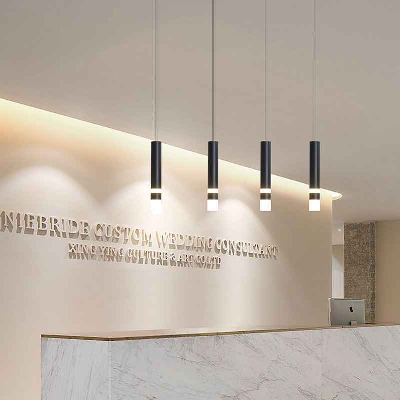 设计师现代简约天线床头小吊灯餐厅吧台服装店前台装饰氛围线条灯