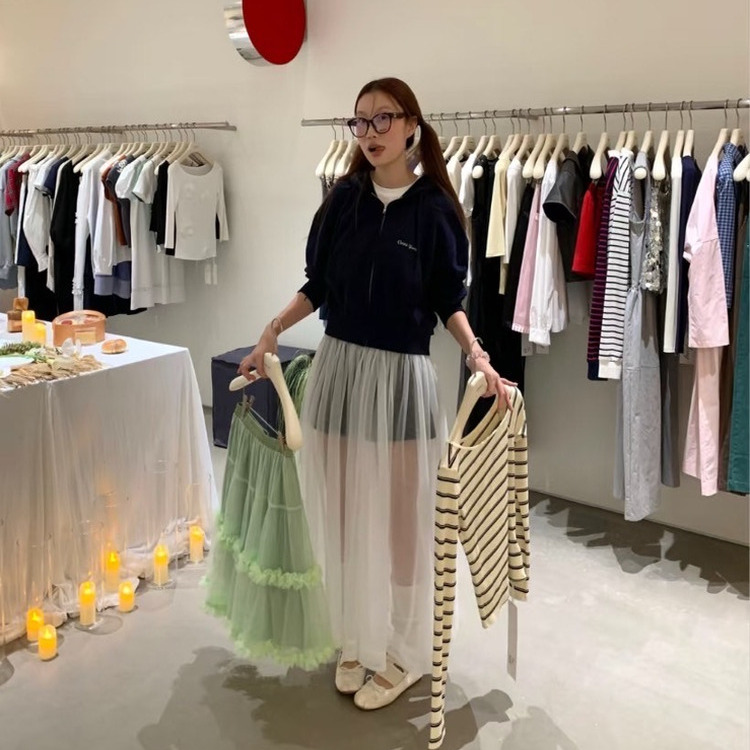 ovinsyang正版网纱半身裙