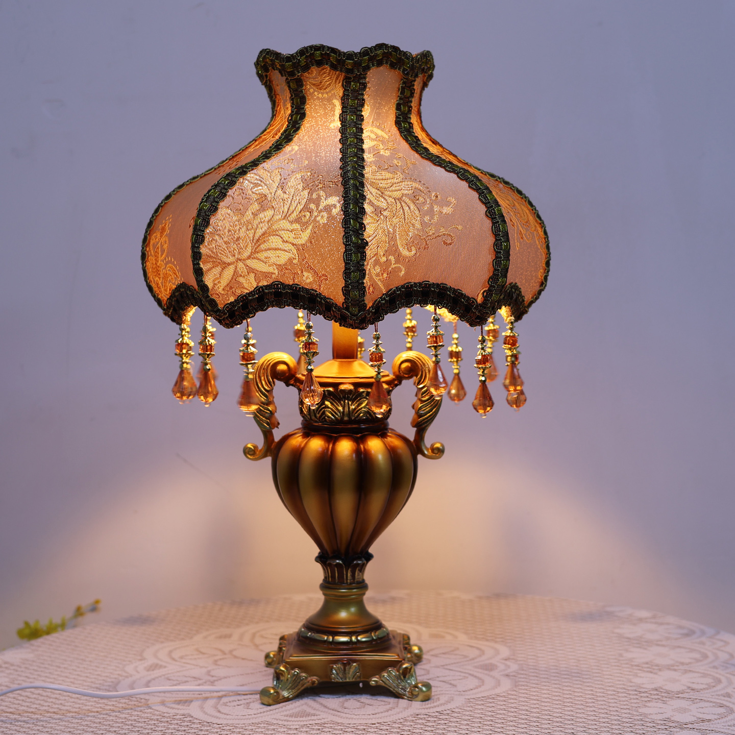 欧式客厅台灯高档豪华美式古典