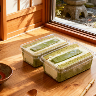 三明治蛋糕包装盒带盖透明提拉米苏豆乳慕斯蛋糕甜品烘焙包装盒子