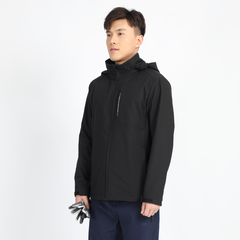 悍途户外软壳男冬季防泼水抓绒