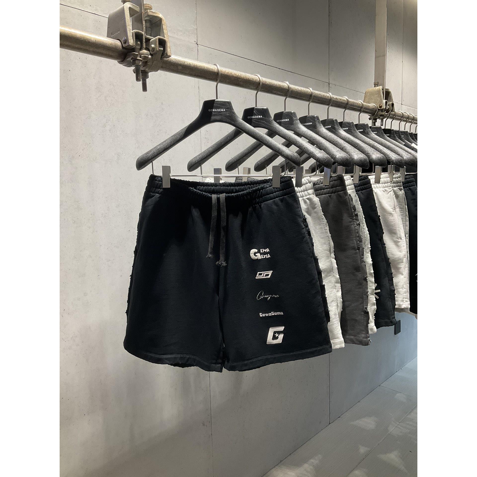 GEWAGEMA美式重磅宽松休闲短裤潮