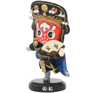 风雅堂川剧公仔玩偶小玩偶脸谱中国特色礼品四川成都抖音送老外