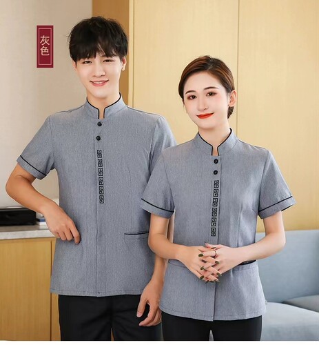 PA阿姨保洁服装服务员短袖夏物业