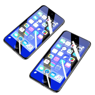 适用苹果ipodtouch7/6/5钢化膜itouch6气囊防摔壳touch5贴膜ipodtouch7玻璃模ipod保护mp3/4防摔ip0d2019