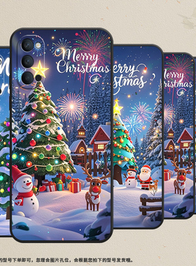 适用OPPOReno手机壳10倍变焦版PCCM00商务0pp0RenoAce保护套Ace2圣诞雪人Reno5Z高级PCKM70轻薄Reno5软壳