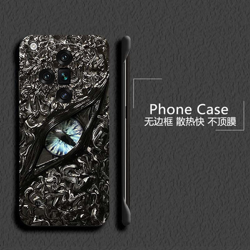 克苏鲁之眼适用oppofindx7手机壳findx8s无边框x8ultra散热x6新款x5半包a3pro薄a2pro硬A2防摔x3保护x8s+套5g