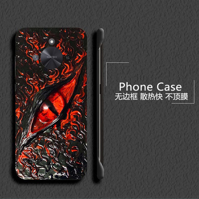 克苏鲁之眼适用华为mate70手机壳mate60pro无边框mate50e散热mate40新款mate30半包20x薄硬防摔保护套男女5g