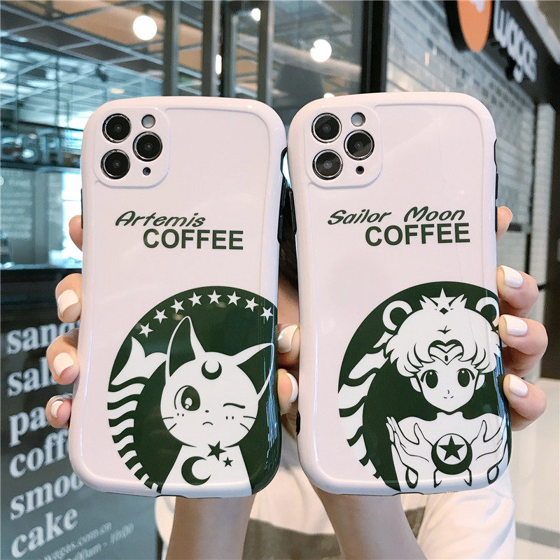 卡通美少女苹果11Pro Max手机壳X/XS/XR/SE/7/8/SE露娜猫苹果12mini小蛮腰相框摄像头全包边plus保护套防摔女,3C数码配件,手机保护套/壳,淘宝优惠券,粉丝福利购,淘宝优惠卷