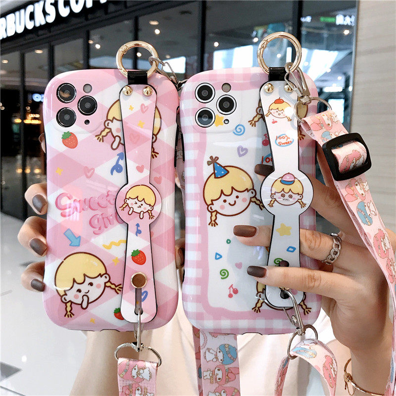 腕带苹果11手机壳iphonexr斜挎带挂绳苹果x可爱11promax背包式情侣8plus挂脖7plus套XS MAX女款SE潮11pro支架,3C数码配件,手机保护套/壳,淘宝优惠券,粉丝福利购,淘宝优惠卷