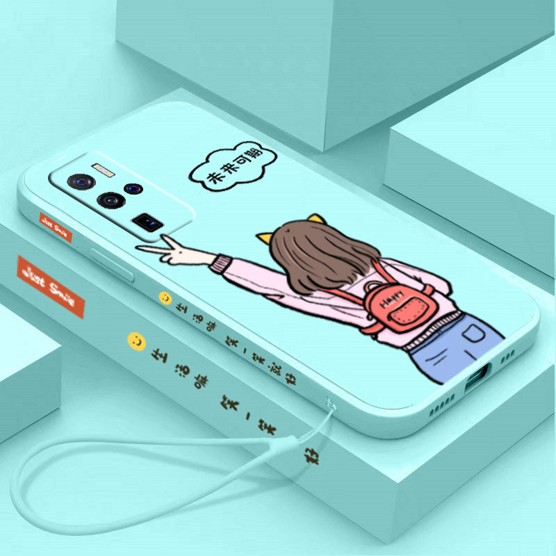 送手绳vivox50手机壳未来可期x50pro女款液态硅胶软壳x50pro+挂绳全包镜头磨砂保护套创意防摔新款网红个性,3C数码配件,手机保护套/壳,淘宝优惠券,粉丝福利购,淘宝优惠卷