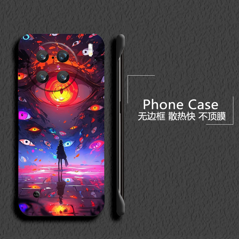 克苏鲁之眼适用vivox90手机壳x90pro+无边框x80散热x80pro新款x70t半包y78+薄y78plus硬y78m防摔y300pro外壳5