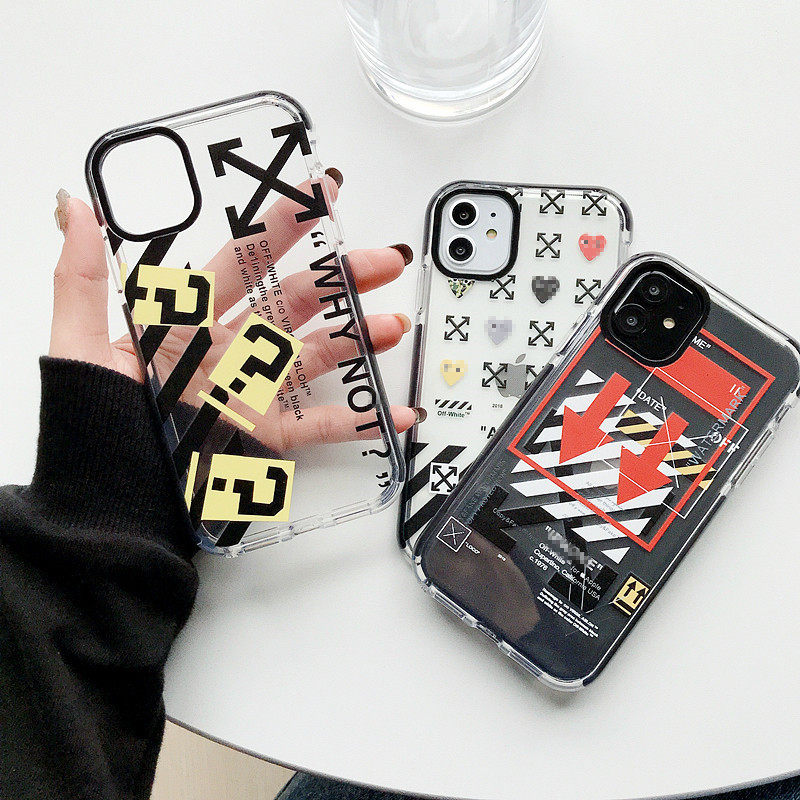 网红潮牌标签iPhone11手机壳11Pro软壳个性创意6plus全包硅胶7/8防摔外壳苹果XS max保护套XR创意情侣款男女s