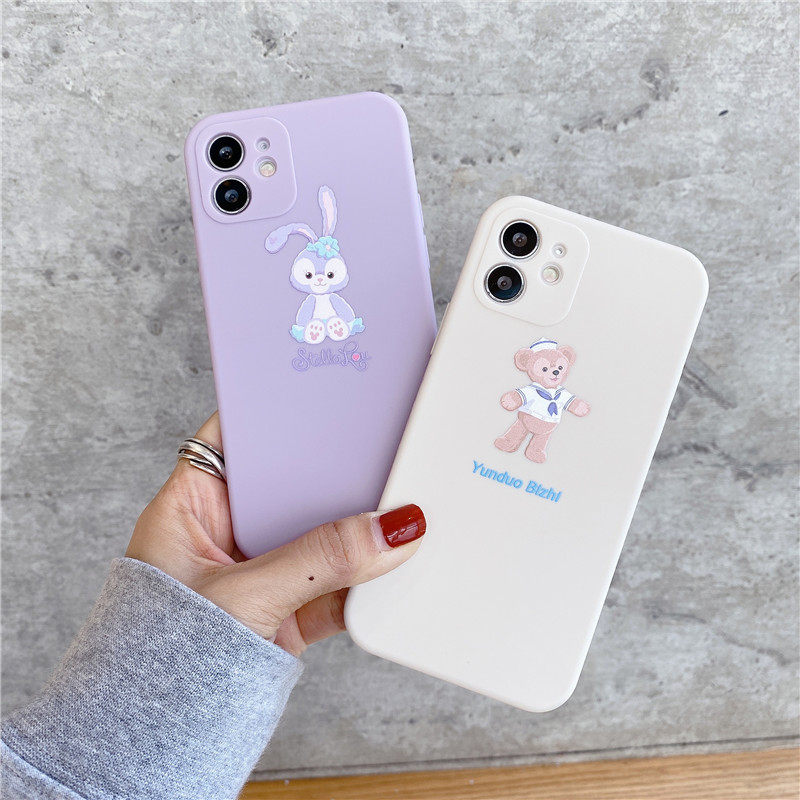 侧边液态硅胶情侣新款小兔小猴11/12Pro/Max/mini苹果X/XS/XR/SE手机壳iPhone7p女8plus可爱卡通全包防摔软套,3C数码配件,手机保护套/壳,淘宝优惠券,粉丝福利购,淘宝优惠卷