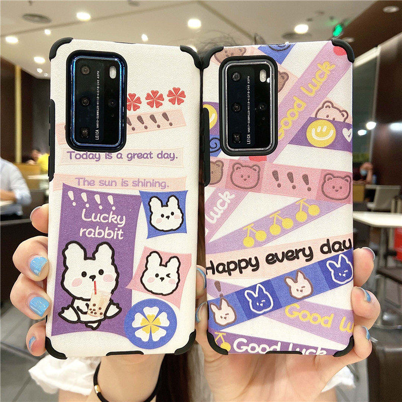 奶茶小兔小熊华为mate30手机壳p20卡通p30蚕丝纹nova3e/4e女款防摔p40硅胶nova3/3i/4可爱网红nova5pro情侣潮,3C数码配件,手机保护套/壳,淘宝优惠券,粉丝福利购,淘宝优惠卷