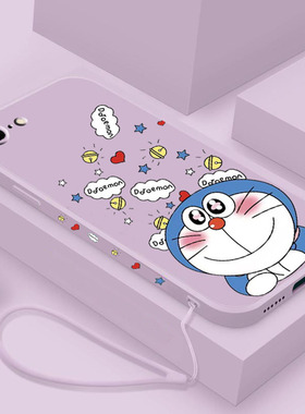 oppoa94手机壳液态硅胶a95新款a59s软壳a59m卡通a57哆啦a梦a39液态硅胶叮当猫保护套可爱女男全包防摔超薄