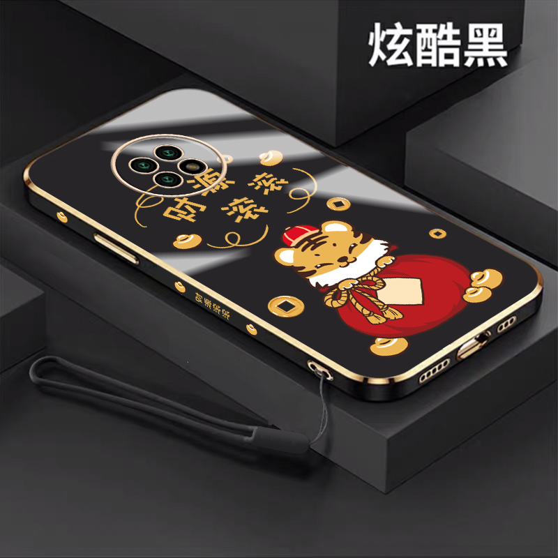 财源滚滚虎年红米note9 5G手机壳新年款note9 4G电镀直边软壳硅胶note9pro5G镜头全包挂绳男女情侣保护套超薄,3C数码配件,手机保护套/壳,淘宝优惠券,粉丝福利购,淘宝优惠卷