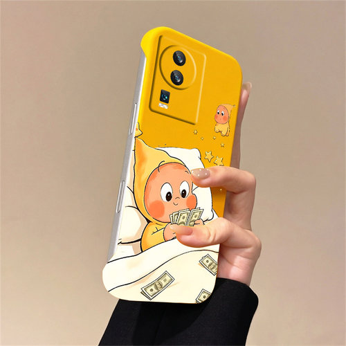 送挂环星星人适用vivoiqooneo7手机壳neo6se无边框neo5活力版散热neo3新款z6半包z5超薄z3硬防摔Neo5s男女