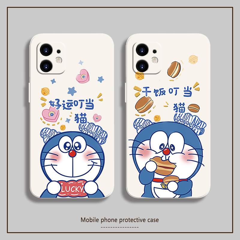 多啦a梦手机壳卡通可爱情侣