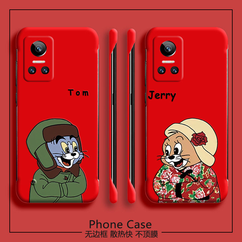 猫和老鼠适用华为荣耀play6t手机壳6tpro半包play5活力版无边框4tpro荣耀畅玩30plus超薄20pro男女play4套4t