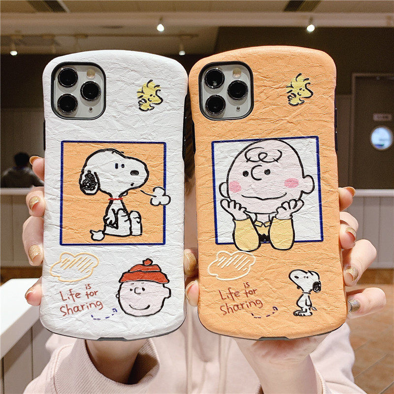 查理史努比iPhone11pro手机壳苹果x卡通xs max全包防摔8plus硅胶iphonexr保护套7plus情侣6小蛮腰6s潮牌男女