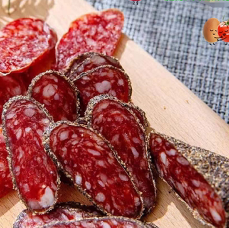 西班牙萨拉米小吃纯肉黑胡椒