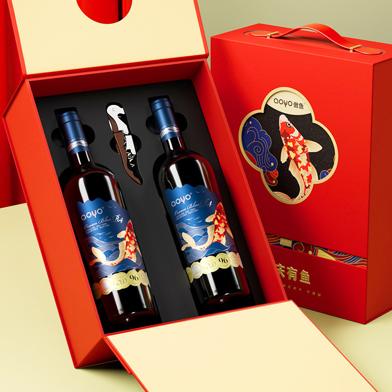 傲鱼红酒春节豪礼智利原瓶进口赤霞珠西拉干红葡萄酒,酒类,干红静态葡萄酒,淘宝优惠券,粉丝福利购,淘宝优惠卷