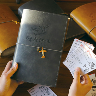 票据收集册纪念活页票根收藏册哪吒电影票火车票演唱会门票收纳本