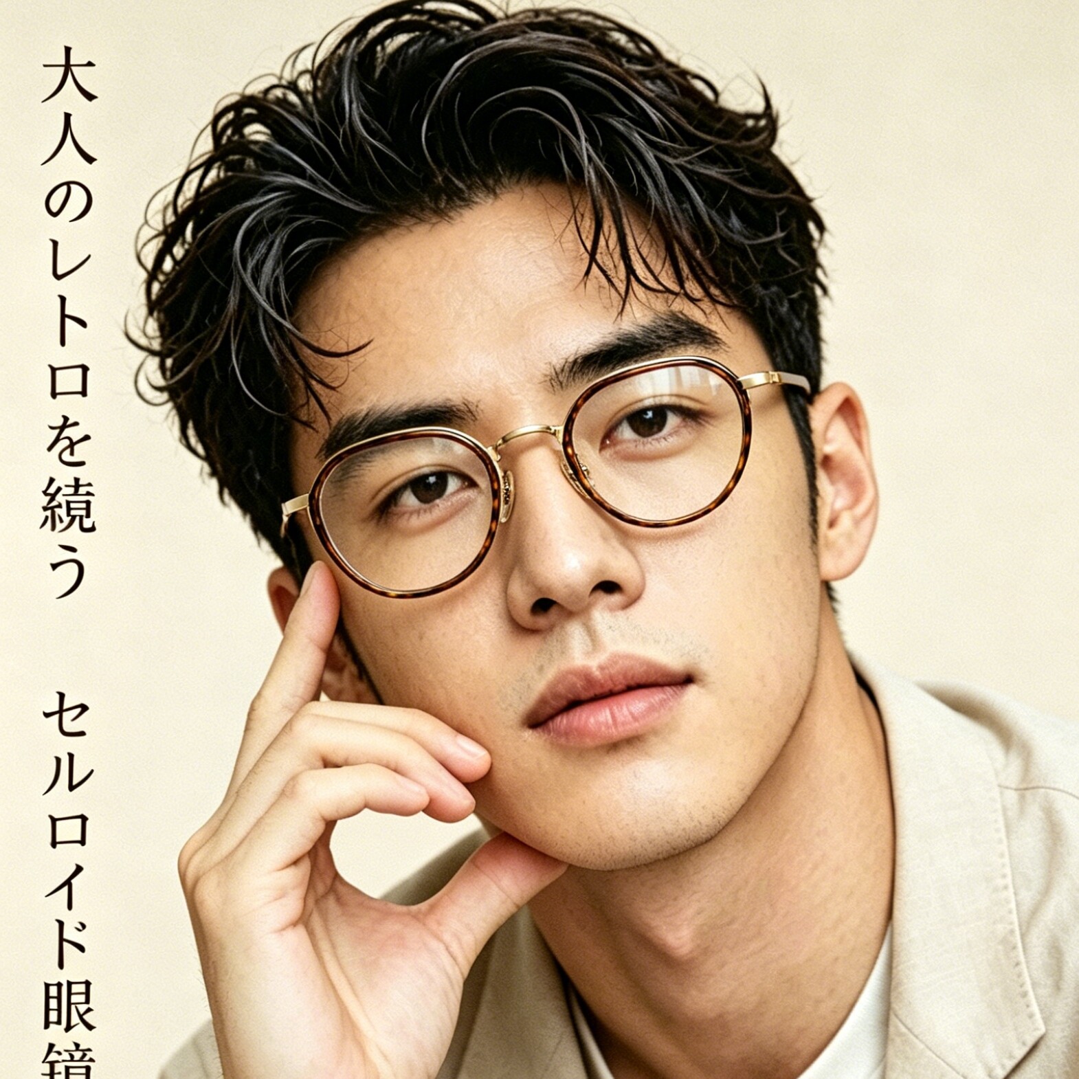 日本手工复古纯钛板材品质眼镜方框大脸男超轻弹簧近视圆款女镜架