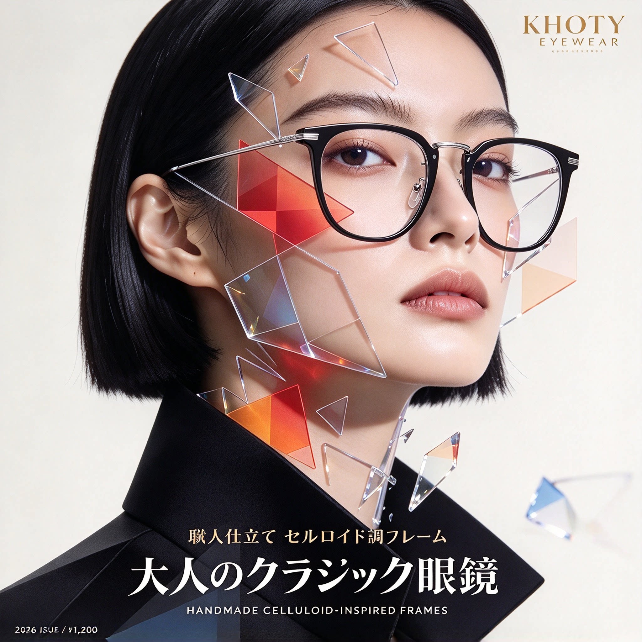 手制纯钛方框近视防蓝光眼镜男女