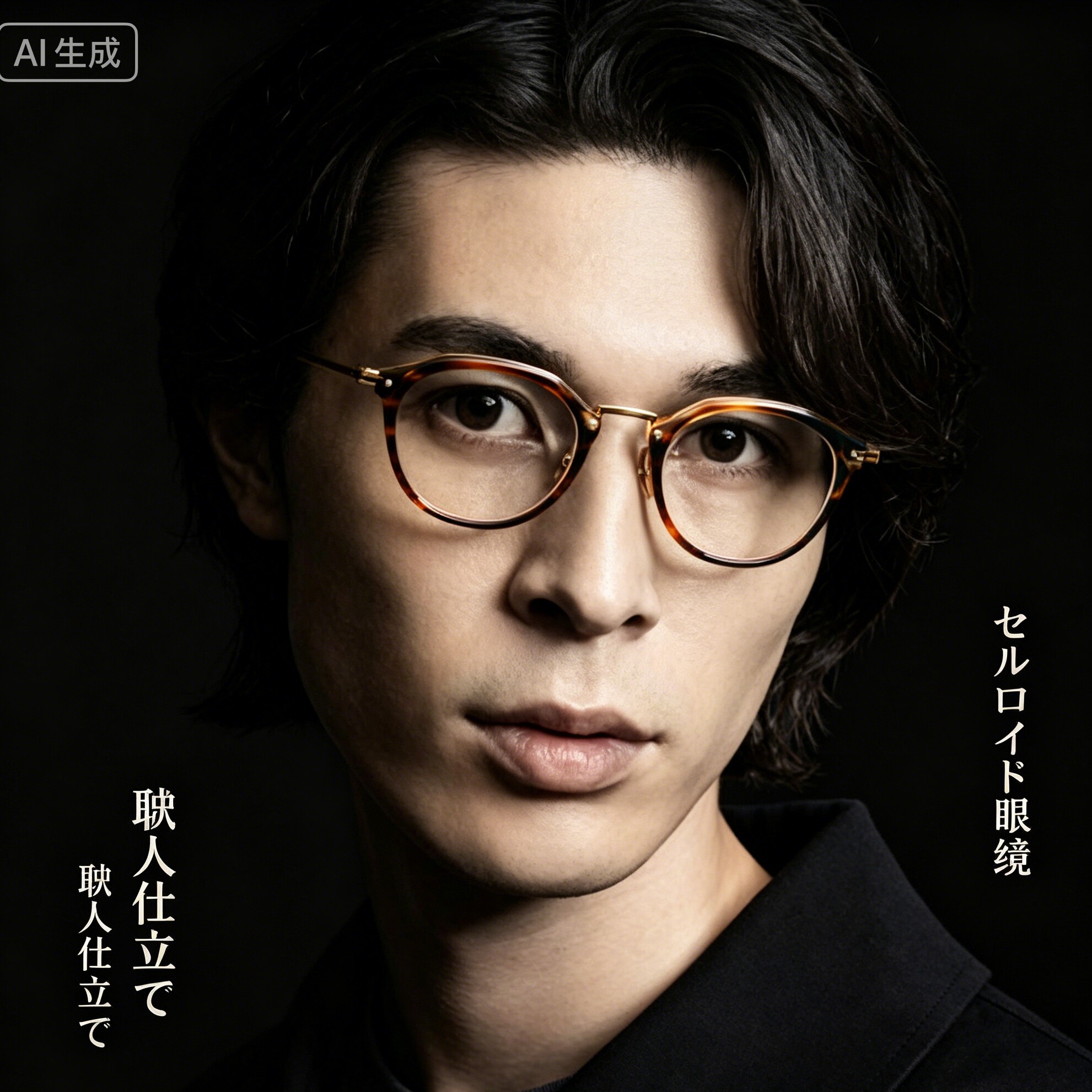 日本手制纯钛板材眼镜男女超轻逆R铰链舒适近视复古圆框配镜镜架