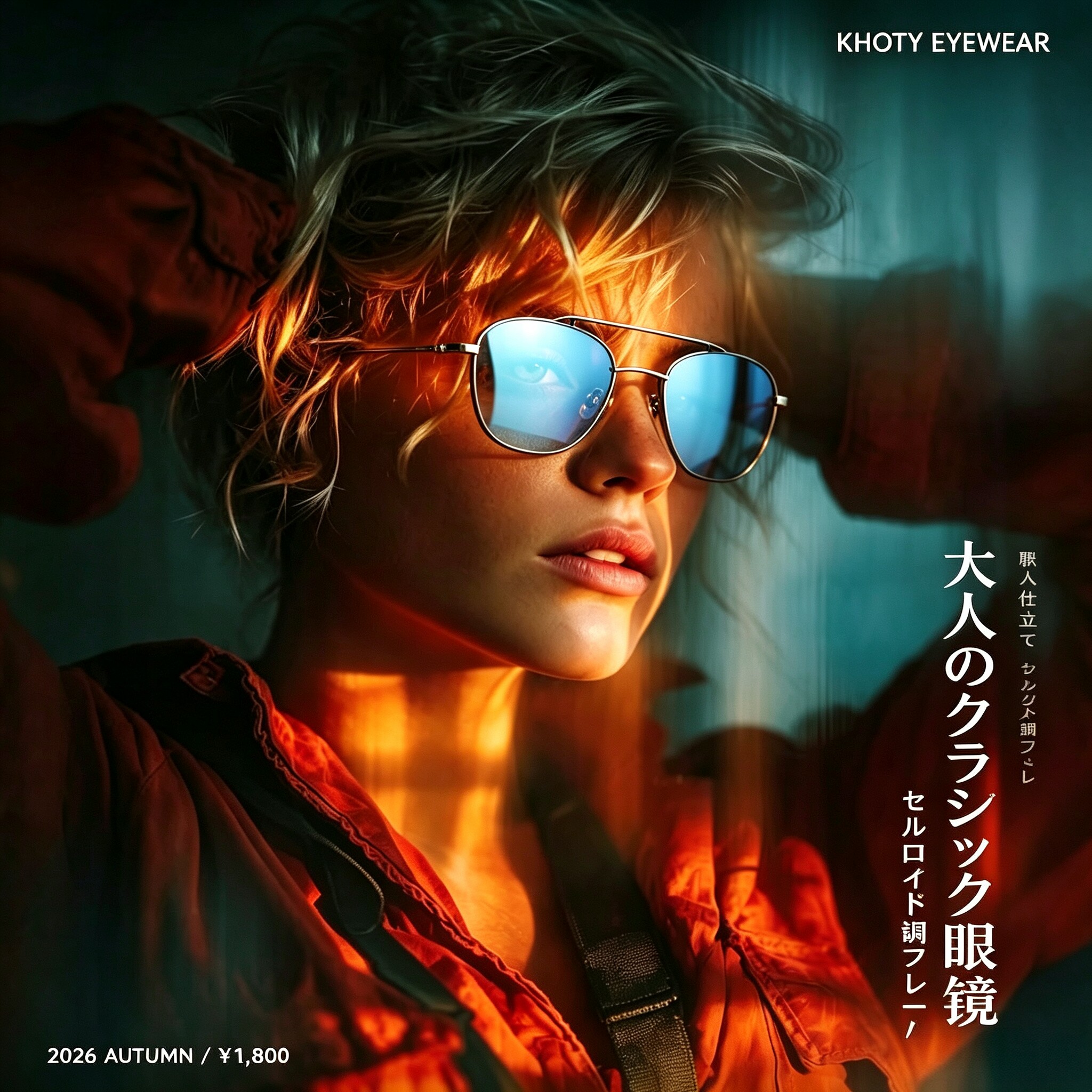 KHOTY男女纯钛超轻偏光驾驶墨镜